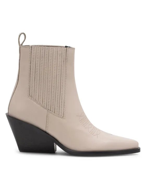 Stiefeletten · Weiß · 7 cm