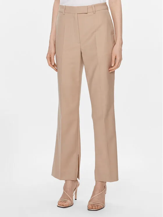 Stoffhose · Beige · Regular Fit