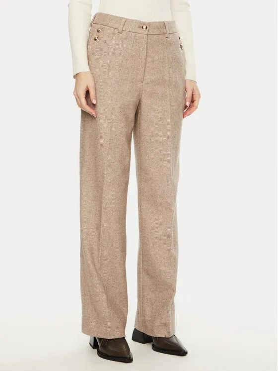 Stoffhose · Beige · Regular Fit