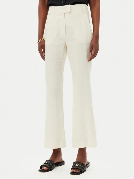 Stoffhose · Beige · Regular Fit