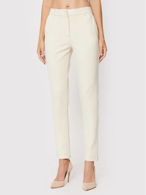 Stoffhose · Beige · Regular Fit