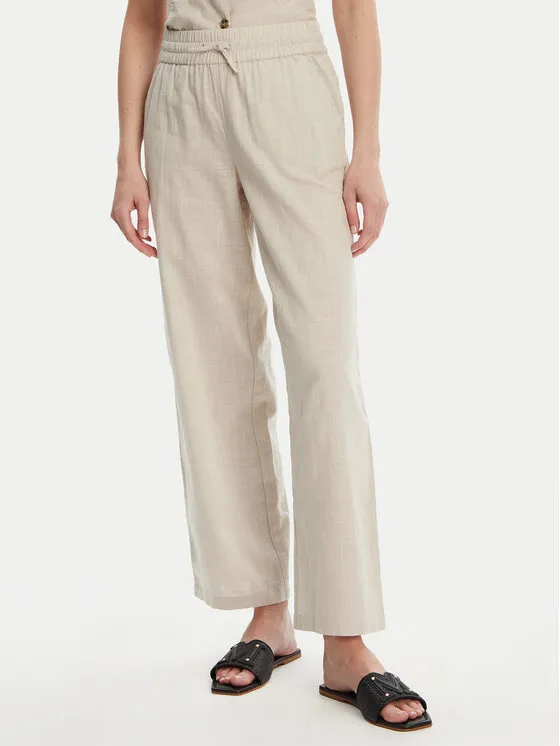 Stoffhose · Beige · Regular Fit