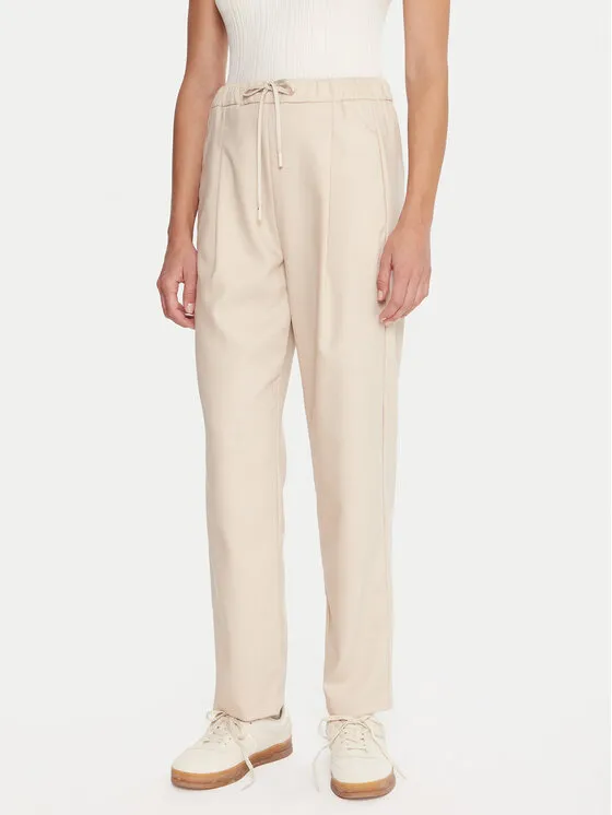 Stoffhose · Beige · Regular Fit