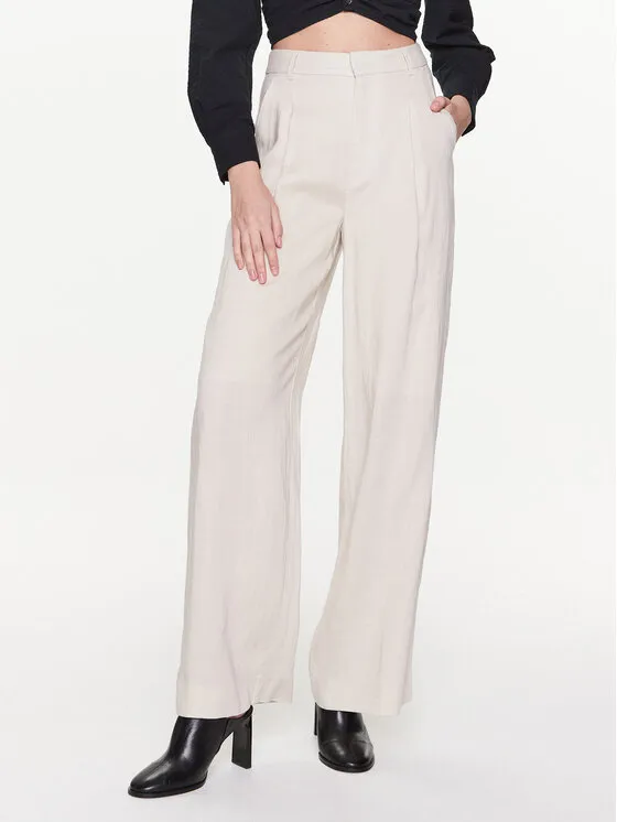 Stoffhose · Beige · Regular Fit