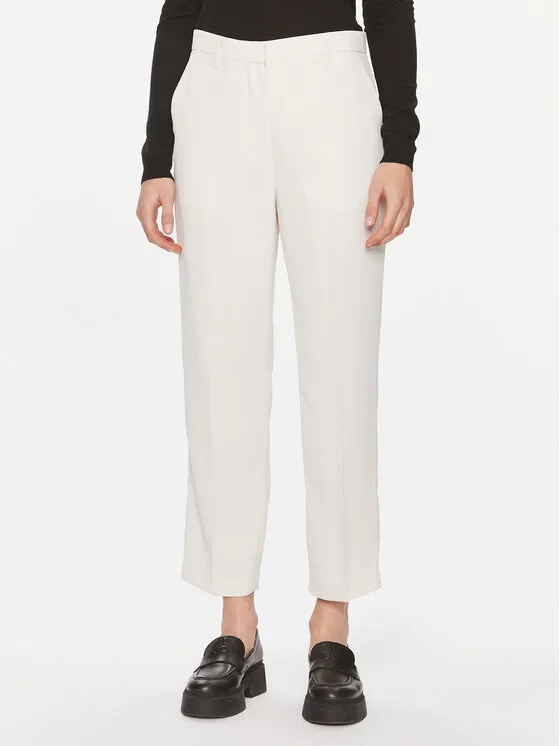 Stoffhose · Écru · Regular Fit