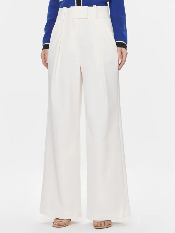 Stoffhose · Écru · Regular Fit