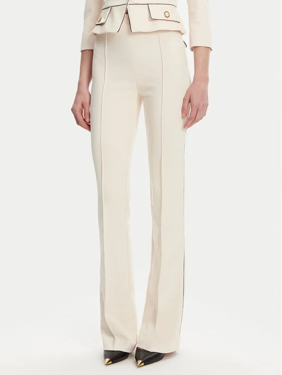 Stoffhose · Écru · Regular Fit