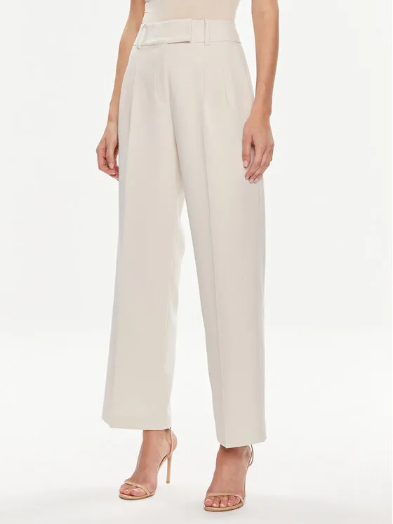 Stoffhose · Écru · Regular Fit