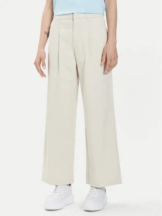 Stoffhose · Écru · Regular Fit