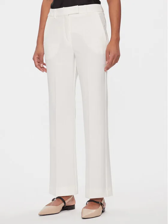 Stoffhose · Écru · Regular Fit