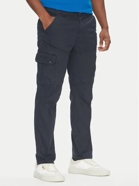 Stoffhose · Dunkelblau · Regular Fit