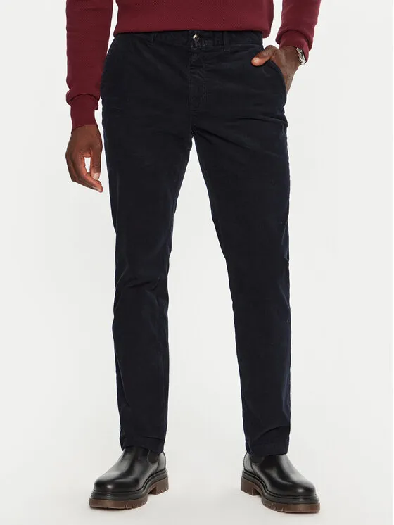 Stoffhose · Dunkelblau · Regular Fit