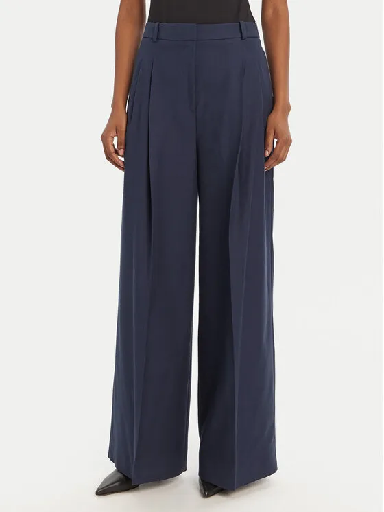 Stoffhose · Dunkelblau · Relaxed Fit