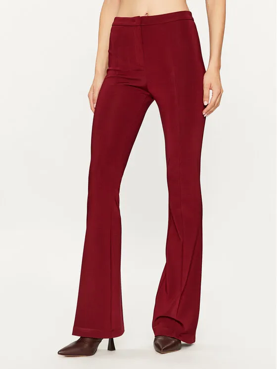 Stoffhose · Dunkelrot · Regular Fit