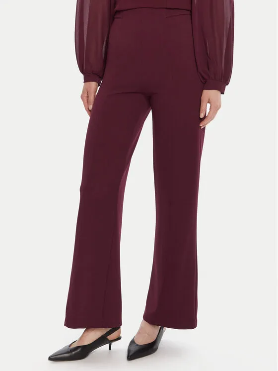 Stoffhose · Dunkelrot · Regular Fit