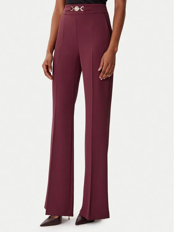 Stoffhose · Dunkelrot · Regular Fit