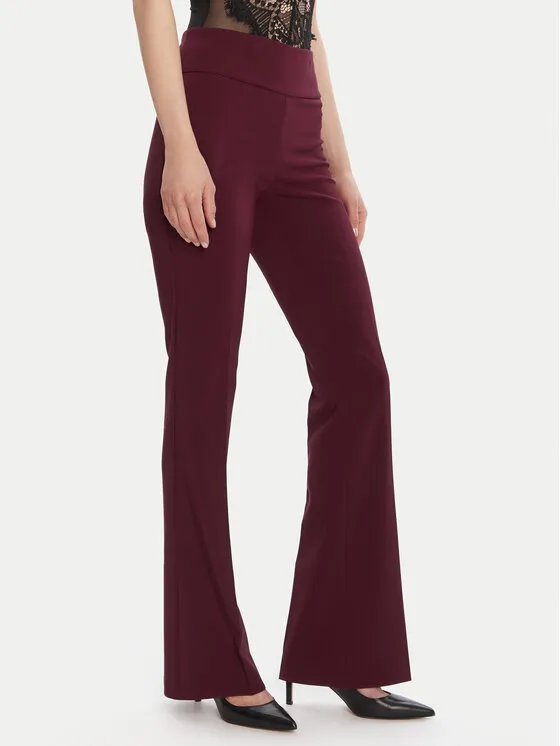 Stoffhose · Dunkelrot · Regular Fit