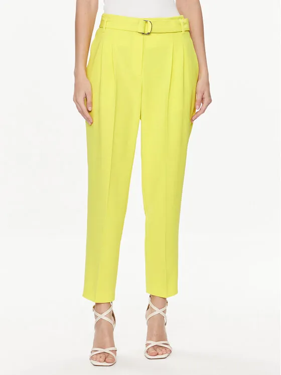 Stoffhose · Gelb · Regular Fit