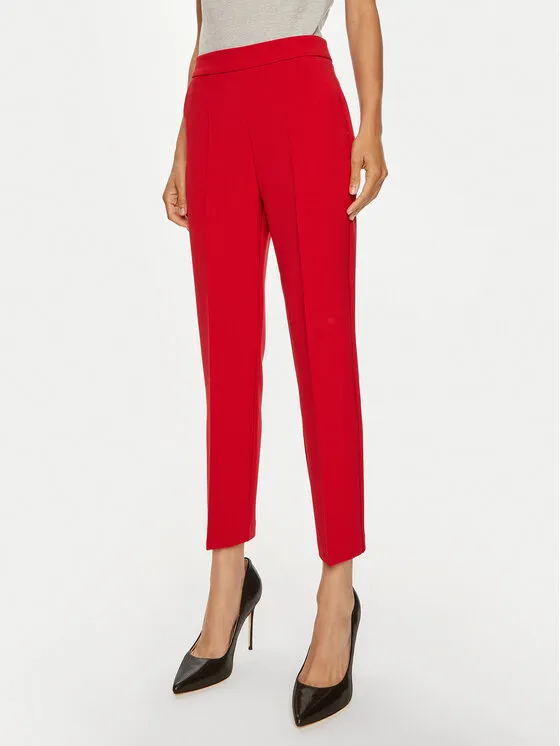 Stoffhose · Rot · Regular Fit