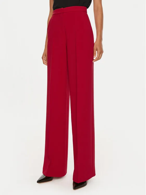 Stoffhose · Rot · Regular Fit