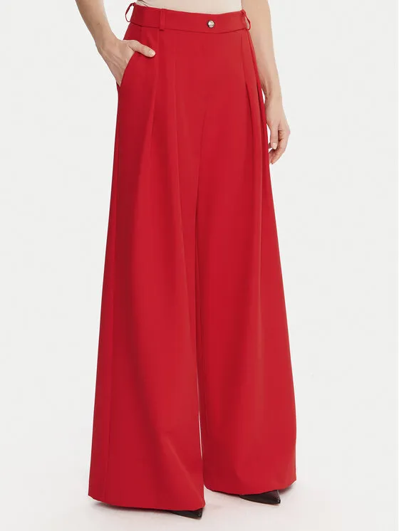 Stoffhose · Rot · Regular Fit