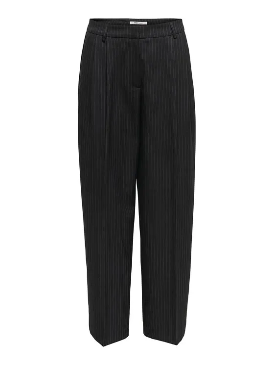 Stoffhose · Schwarz · Regular Fit