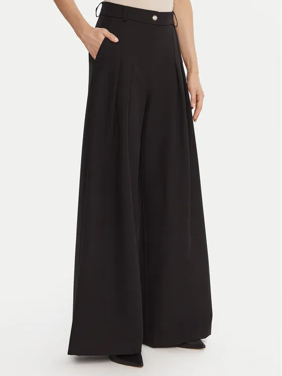 Stoffhose · Schwarz · Regular Fit