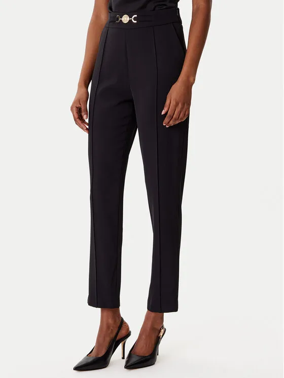 Stoffhose · Schwarz · Regular Fit