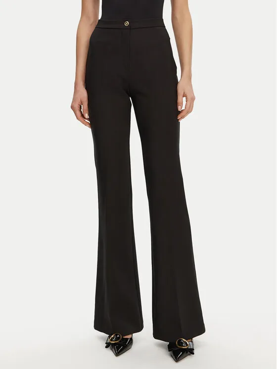 Stoffhose · Schwarz · Regular Fit