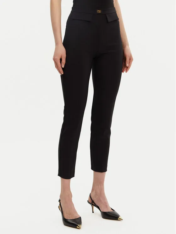 Stoffhose · Schwarz · Regular Fit