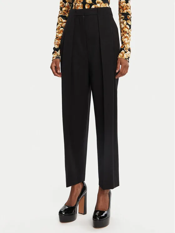 Stoffhose · Schwarz · Regular Fit