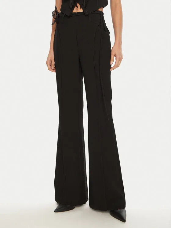 Stoffhose · Schwarz · Regular Fit