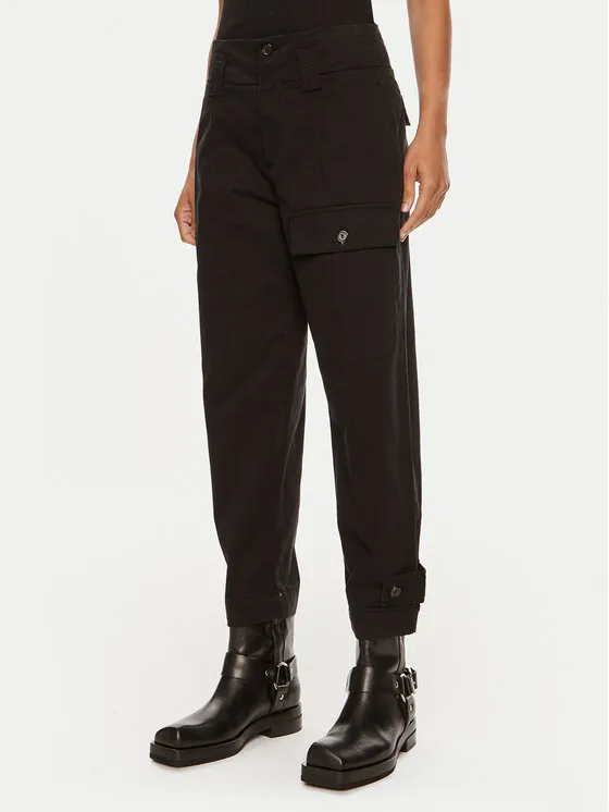 Stoffhose · Schwarz · Regular Fit