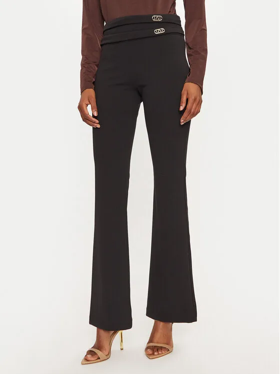 Stoffhose · Schwarz · Regular Fit