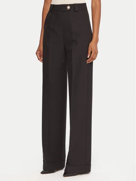 Stoffhose · Schwarz · Regular Fit