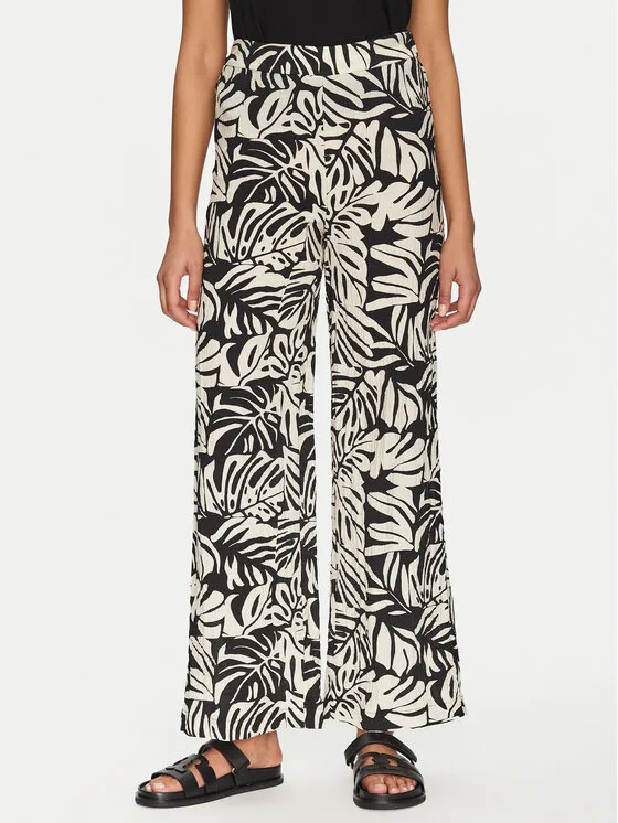 Stoffhose · Schwarz · Regular Fit