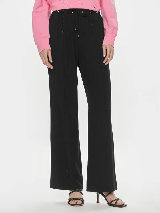 Stoffhose · Schwarz · Regular Fit