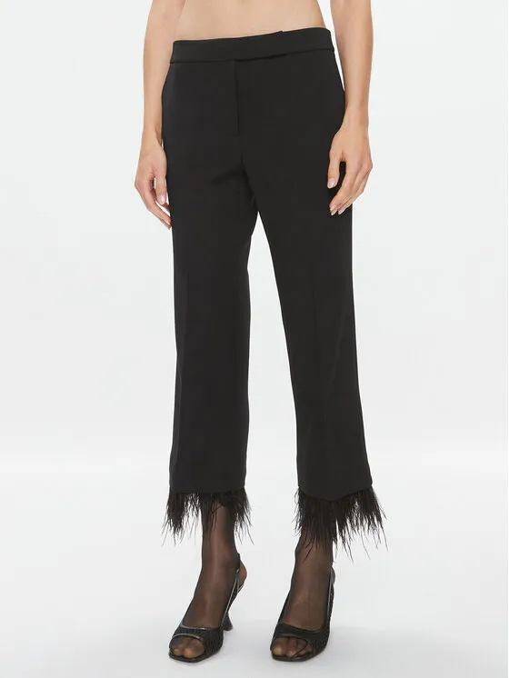 Stoffhose · Schwarz · Regular Fit