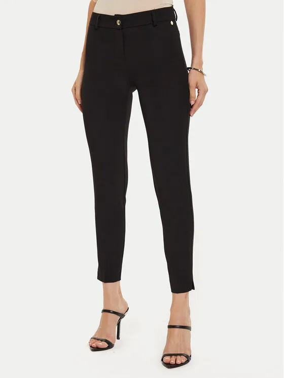 Stoffhose · Schwarz · Regular Fit