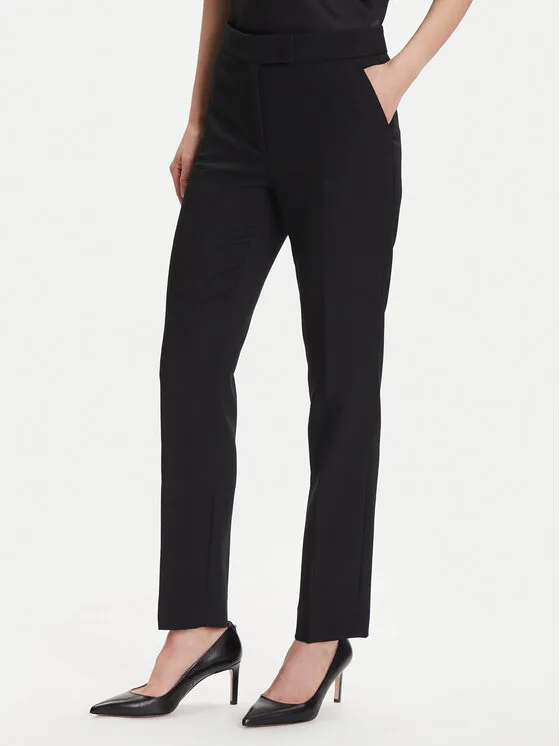 Stoffhose · Schwarz · Regular Fit