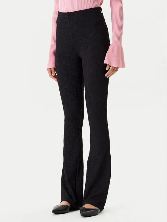 Stoffhose · Schwarz · Regular Fit