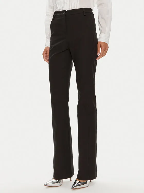 Stoffhose · Schwarz · Regular Fit