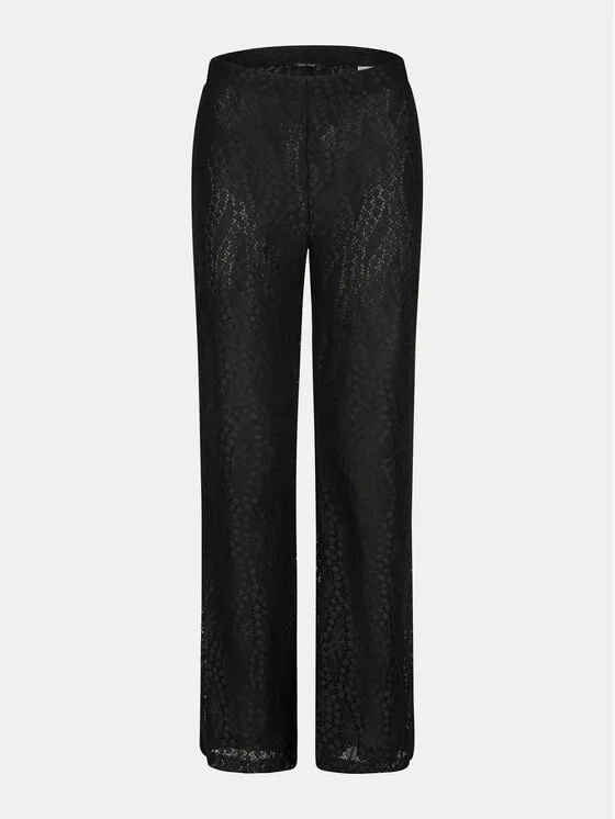 Stoffhose · Schwarz · Regular Fit