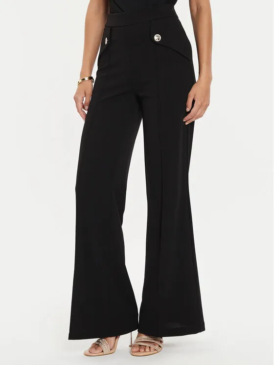 Stoffhose · Schwarz · Regular Fit