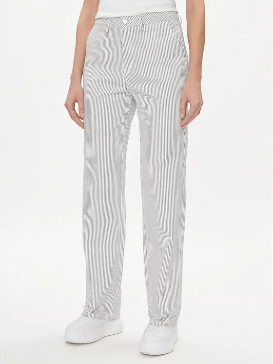 Stoffhose · Weiß · Regular Fit