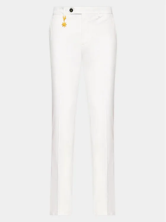 Stoffhose · Weiß · Regular Fit