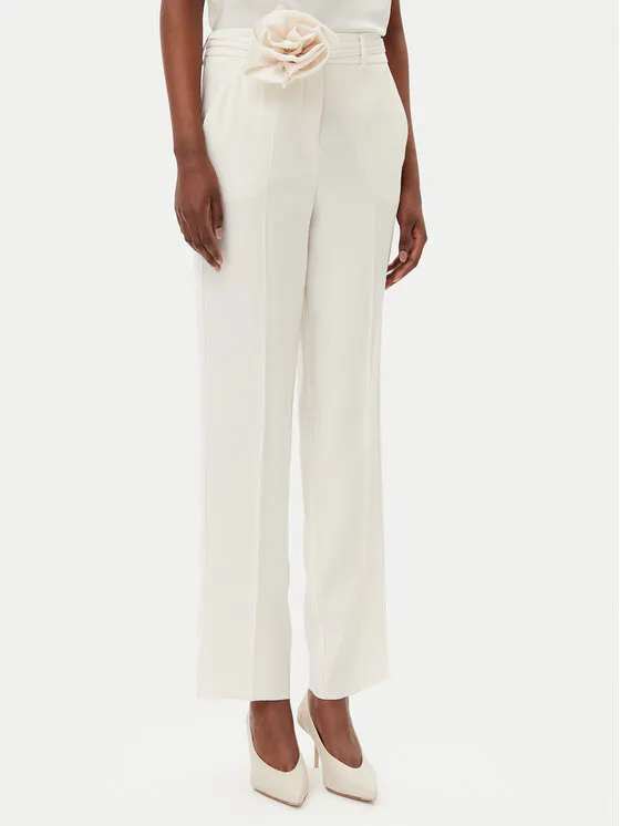 Stoffhose · Weiß · Regular Fit