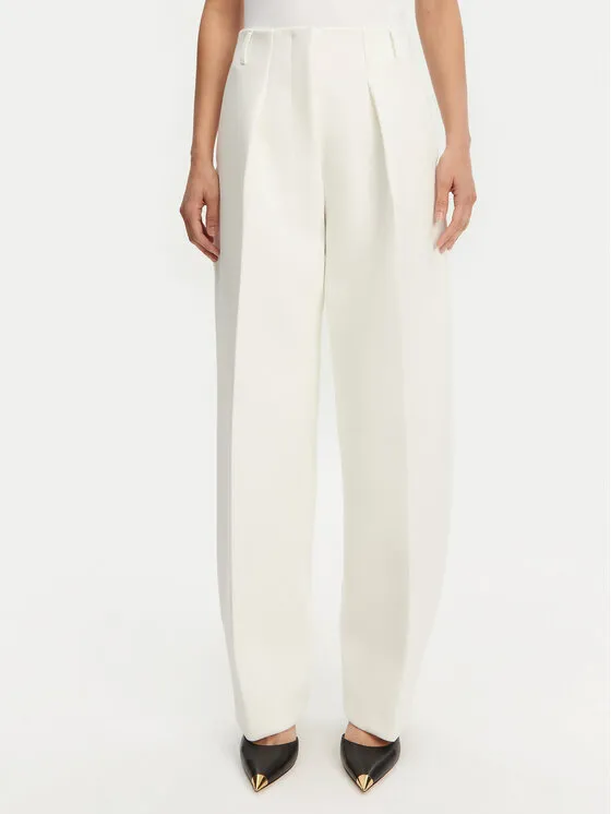 Stoffhose · Weiß · Regular Fit