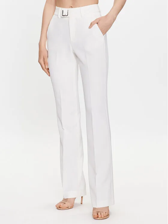 Stoffhose · Weiß · Regular Fit