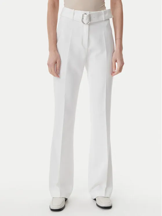 Stoffhose · Weiß · Regular Fit